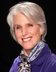 Photo of Ina Hillebrandt, Author, Writing Coach, Speaker. In blue
